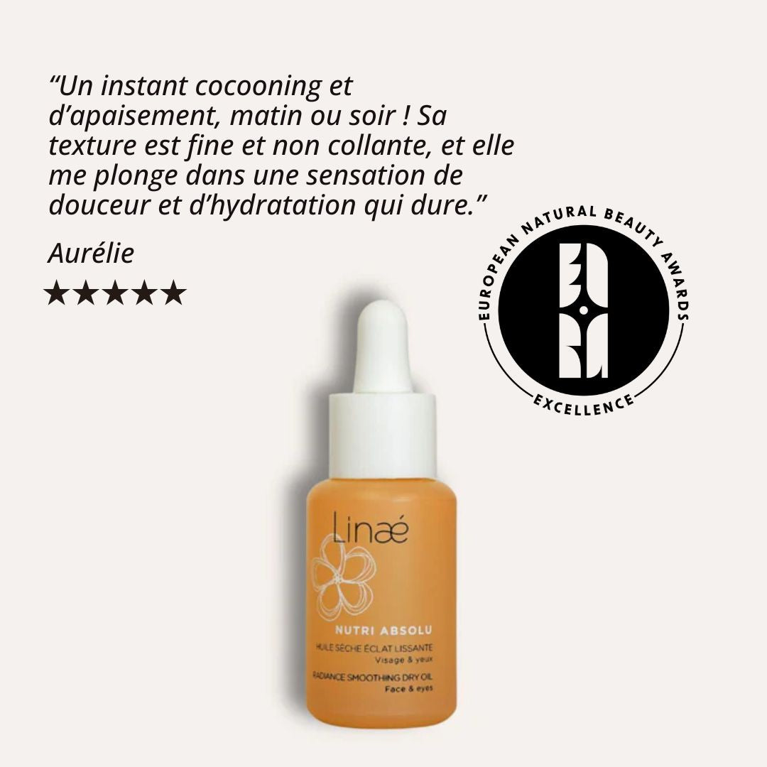 Huile sèche éclat lissante