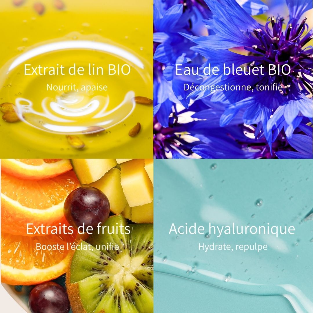 Eau de soin micellaire activatrice d'éclat - apaisante