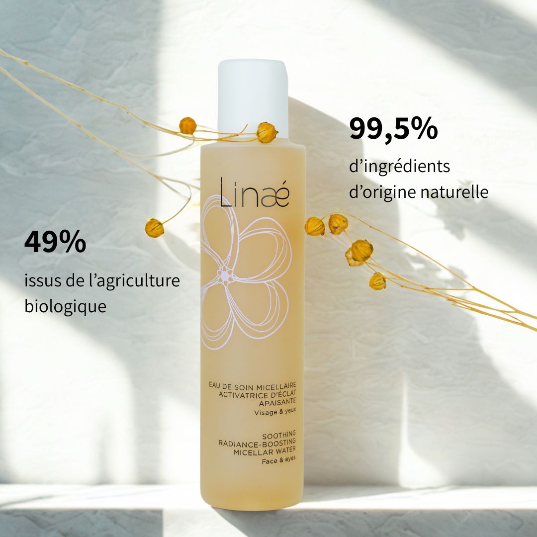 Eau de soin micellaire activatrice d'éclat - apaisante